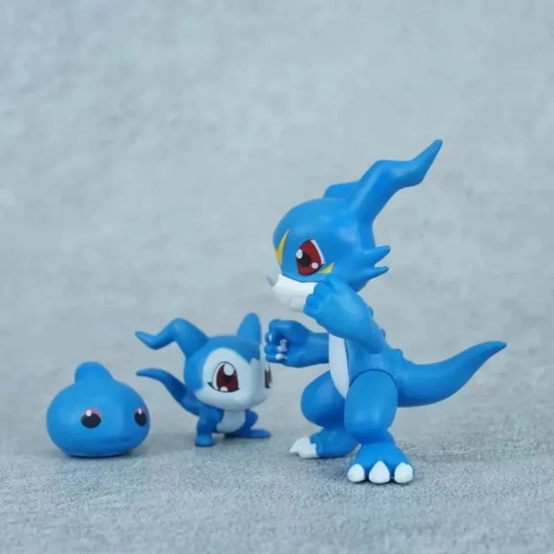 Anime Digimon Adventure V-mon & Gomamon Action Figures PVC Collectible Toys