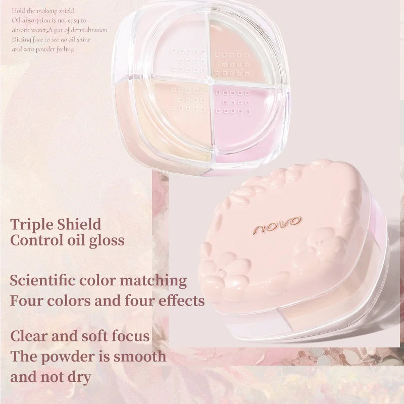 Color Setting Powder for Matte Oil Control - Soft Focus Finish, Multiple Shades