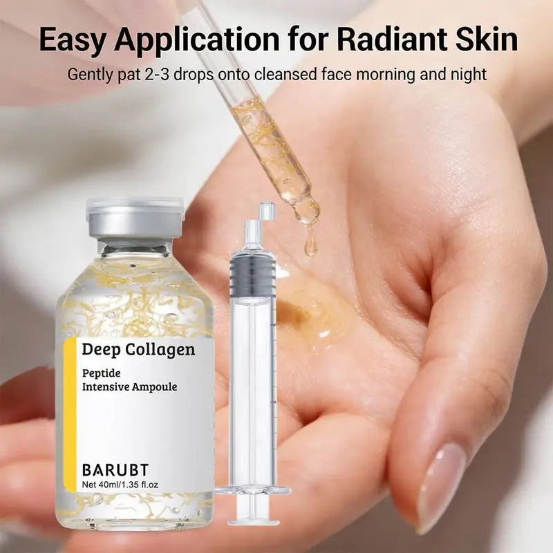 Korean Collagen Face Serum - Deep Peptide & Anti-Wrinkle Skin Care 40ml