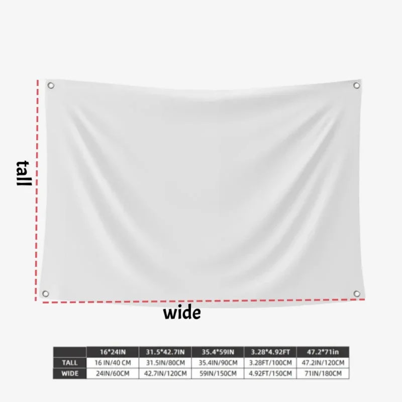 Personalized Flag Banner with Logo Custom Event Decoration Outdoor Indoor