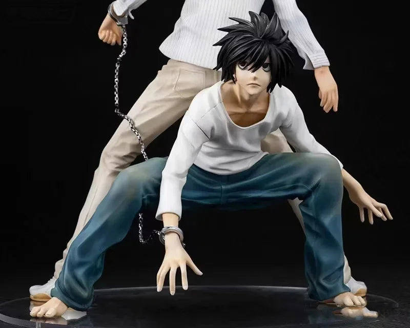 20cm Anime Action Figure - Death Note Yagami Light & L Lawliet Collectible Toy