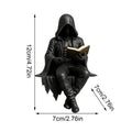 Gothic Reaper Statue for Home Decor - Spooky Shelf Accent, Dark Fantasy Art
