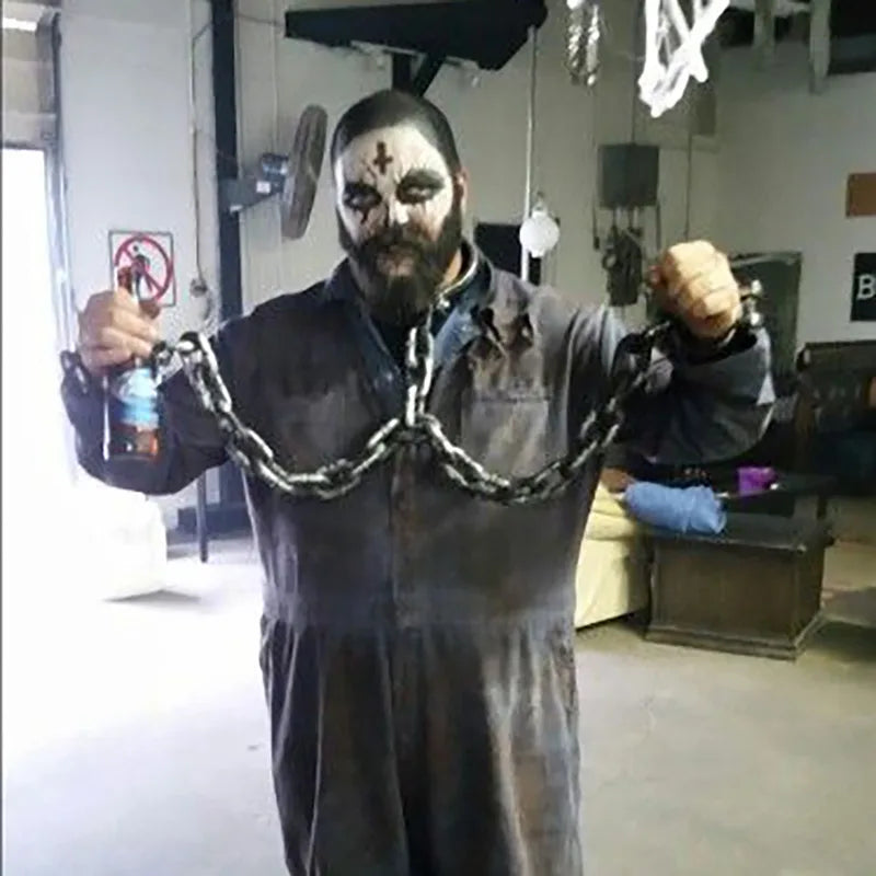 Halloween Prisoner Handcuffs Chain Decorations Party Props Cosplay Costume Supplies
