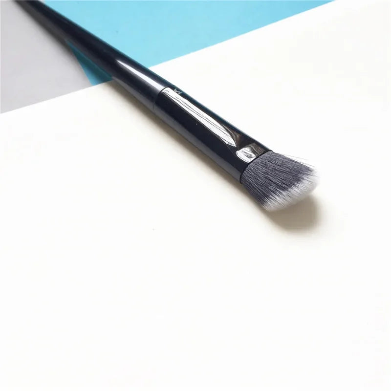 Angled Concealer Brush for Face & Under Eye Makeup - Vegan, Multi-Color Handle Options