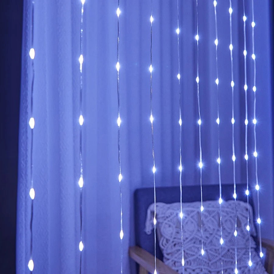 Outdoor LED Fairy String Lights for Christmas Garden Wedding Party USB Decor