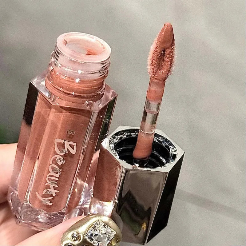 Long-lasting Lip Gloss - Moisturizing Glossy Liquid Lipstick with Water Light Effect