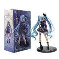 Anime PVC Figure - 19cm Hatsune Miku Snow Miku x Kuromi Collectible Figurine