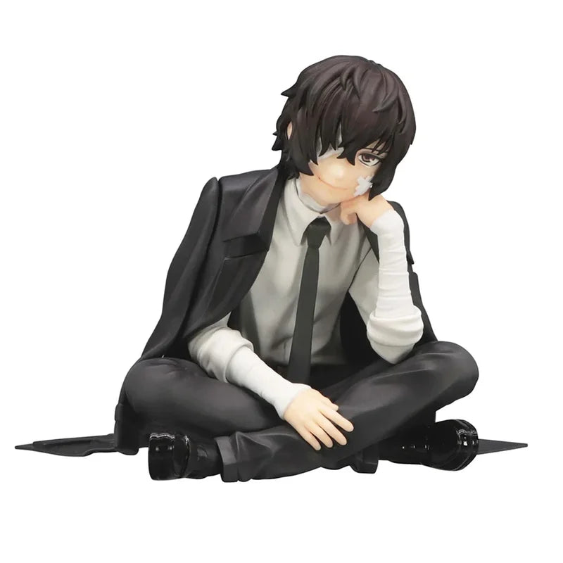 Anime Action Figure PVC Model - Dazai, Nakahara, Chuya Sitting Pose | 8-13cm