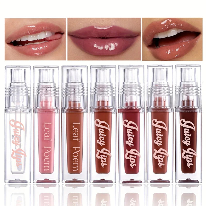 Hydrating Lip Oil with Tinted Shades - Plumping & Moisturizing Gloss for All Skin Types