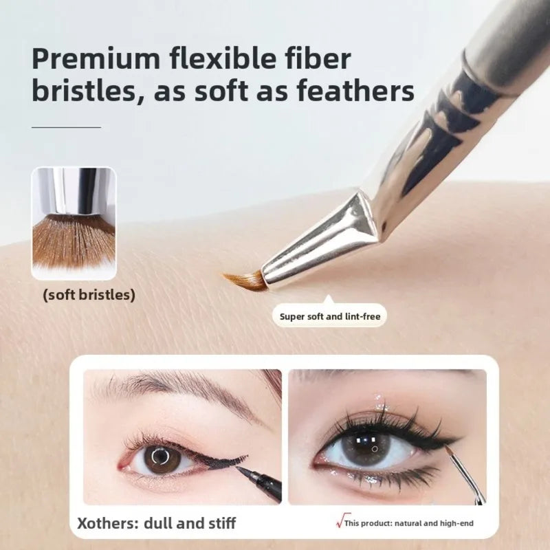 5Pcs Eyeliner Brush Set - Fine Angled Makeup Brushes for Eye Definition