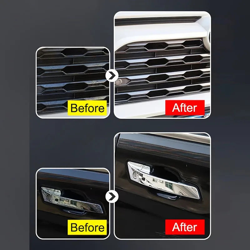 Car Metal Rust & Wheel Hub Scratch Repair Wax Kit - Long-Lasting Gloss Polish