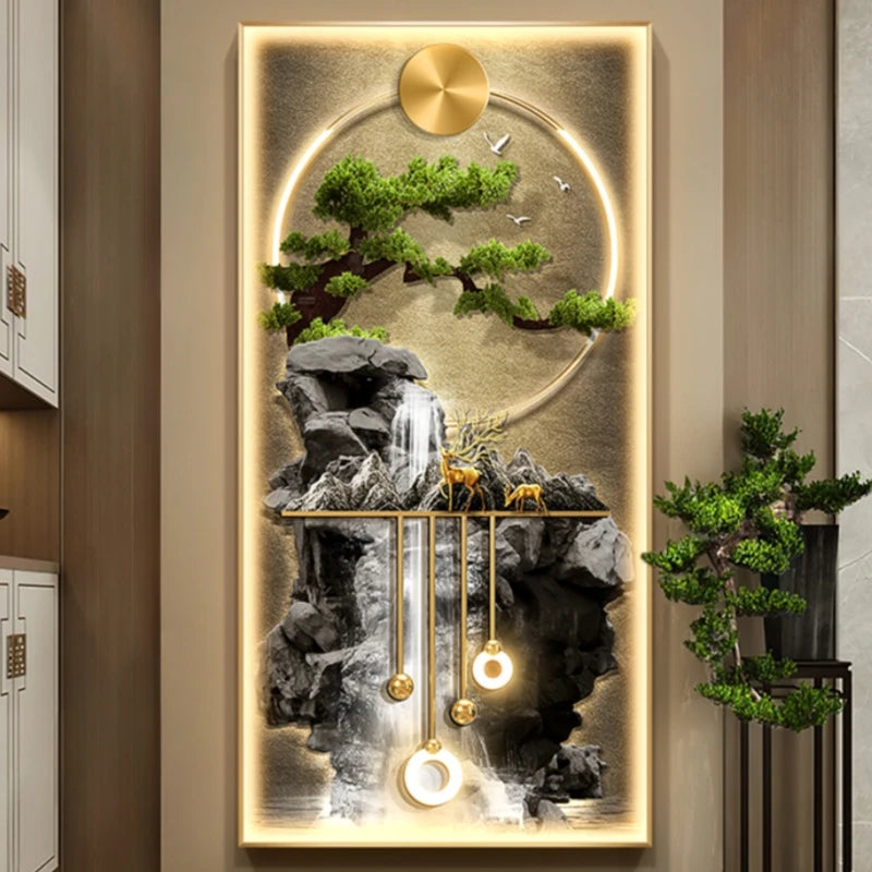 Modern LED Wall Lamp with Crystal Porcelain for Indoor Living Room & Corridor Decoration