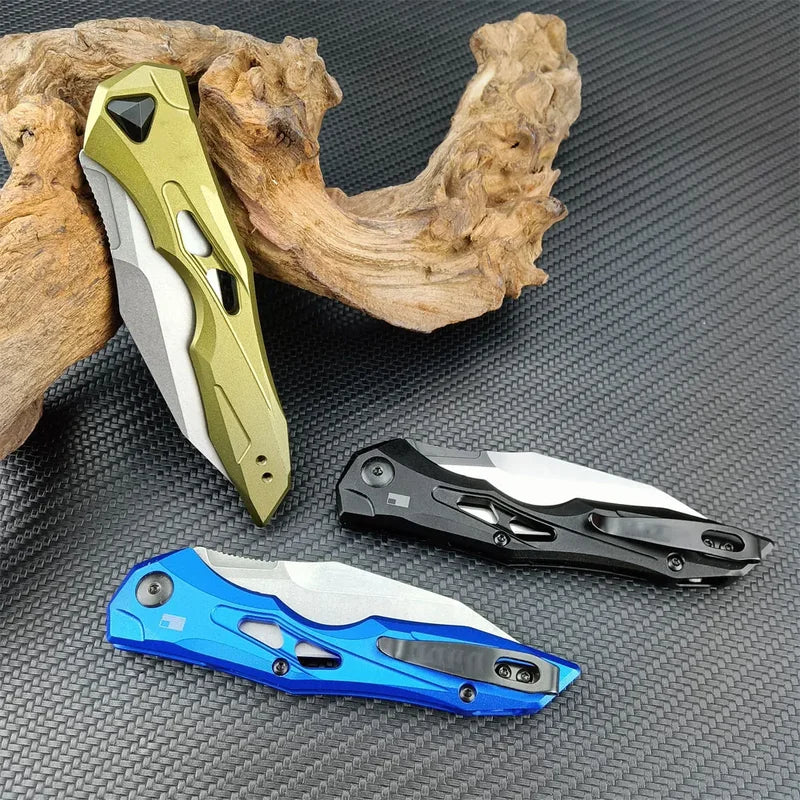 Camping & Survival Fixed Blade Knife CPM154 Blade Aluminum Handle Outdoor EDC Tool