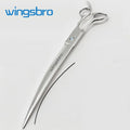 Pet Grooming Scissors 8 Inch Curved Shark Hair Trimming Shears for Dogs & Pets