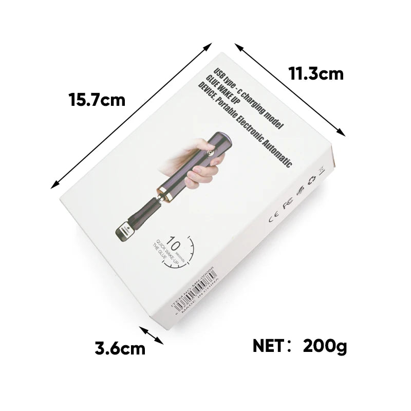 USB Charge Eyelash Glue Shaker Machine for Lash Extensions and Nail Polish