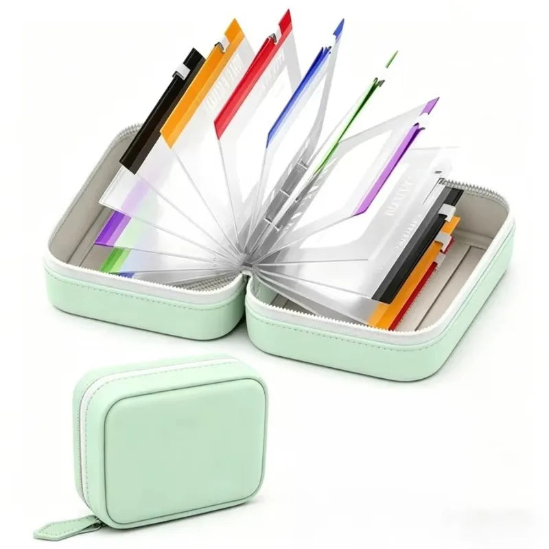 BPA-Free Waterproof Weekly Pill Organizer Set - Color Coded Travel Medicine Pouch