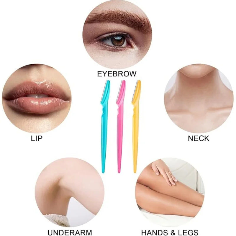 Multipurpose Face & Eyebrow Razor Set - 5-30PCS Face Shaving & Makeup Tools