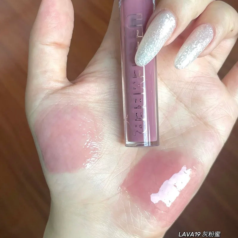 Hydrating Lip Gloss with Water Essence - Long Lasting Moisturizing & Shine