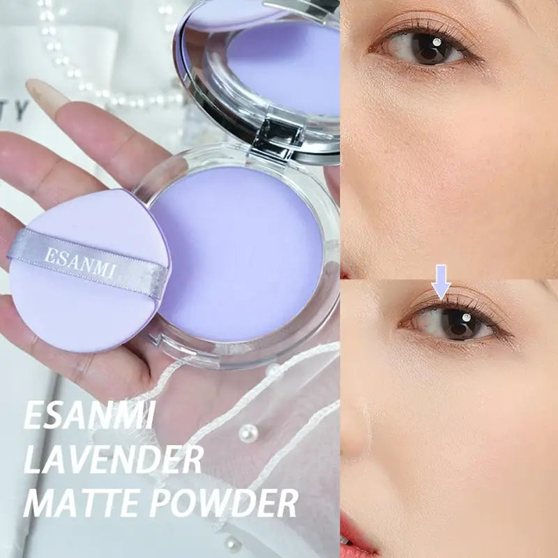 Long Lasting Lavender Setting Powder with Natural Extract for Oil Control & Matte Finish