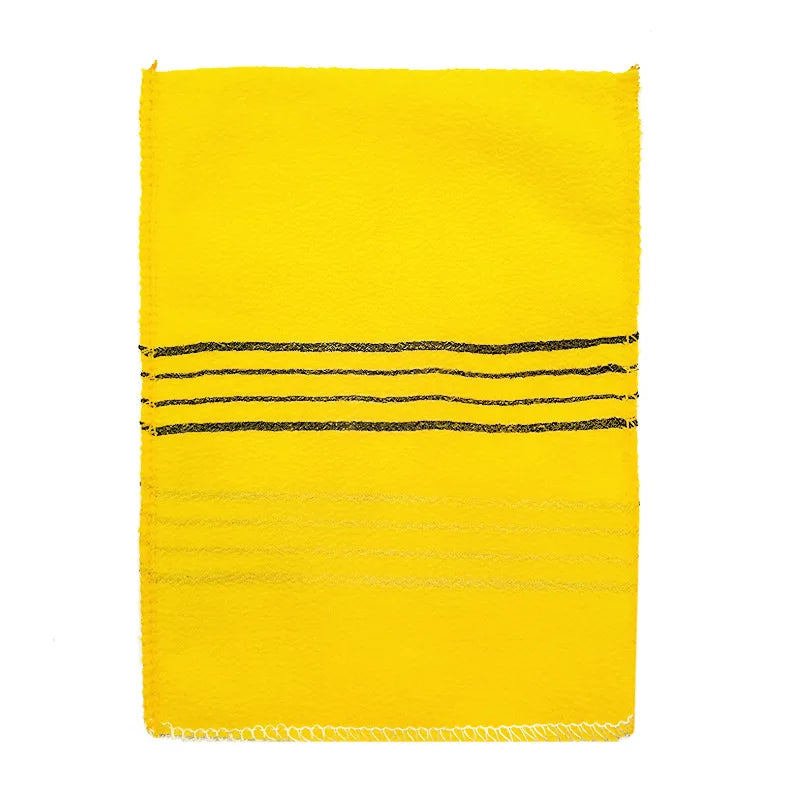 Exfoliating Bath Pad Towels Set for Body Wash & Scrub - Soft Polyester Cotton
