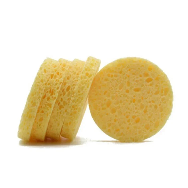 5-10pcs Reusable Makeup Remover Sponges - Facial Cleansing & Beauty Tools