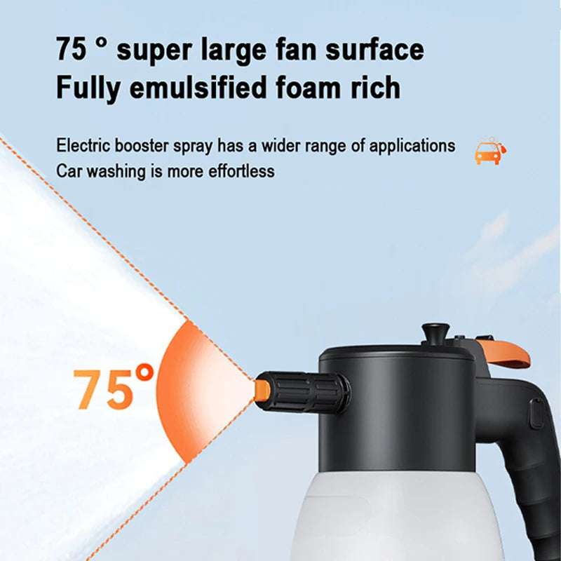 Electric Foam Sprayer Car Wash & Home Cleaning - Handheld Snow Foam Cannon