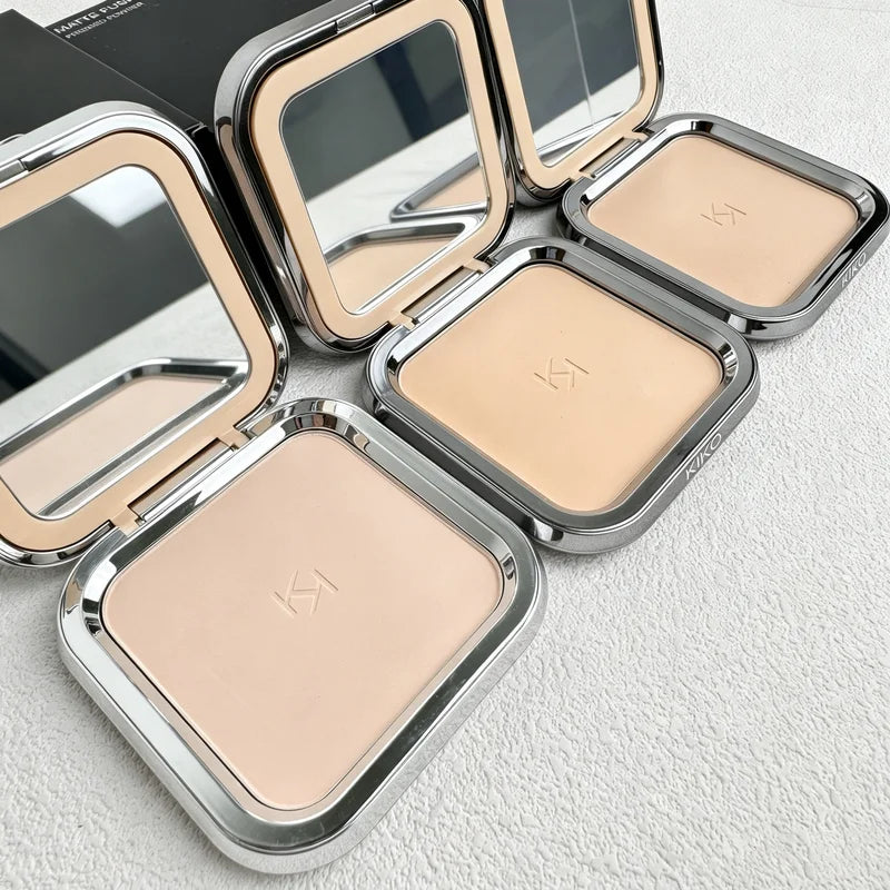 Makeup Palette with 3D Lip Gloss, Pressed Powder & Eyeshadow - Double Headed Lipstick