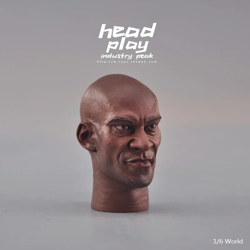 6-Inch Collectible Military Head Sculpt for 1/6 Action Figures - Asian & European Styles