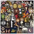 50Pcs Gothic Witch Moon Stickers for DIY Decor - Skateboard Phone Laptop Suitcase