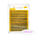 Segmented False Eyelash Extension Clusters DIY 240 Count 10D/20D Soft Natural Mink Lashes