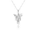 Elf Princess Arwen Necklace Crystal Pendant for Women - Twilight Star Jewelry