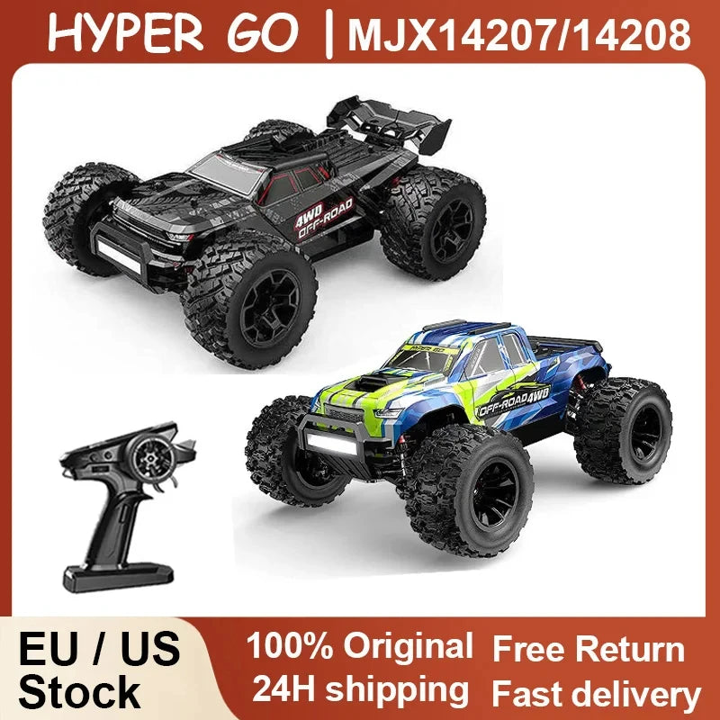 1/14 Scale Brushless Off-Road RC Car - High-Speed 53KM/H Remote Control Vehicle