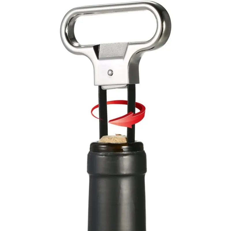 Wine Double Claw Cork Puller Bottle Opener for Damaged Cork Effortless Opening