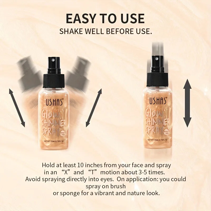 4 Color Liquid Body Highlighter Set - Facial Contour Brightening & Illuminating Makeup