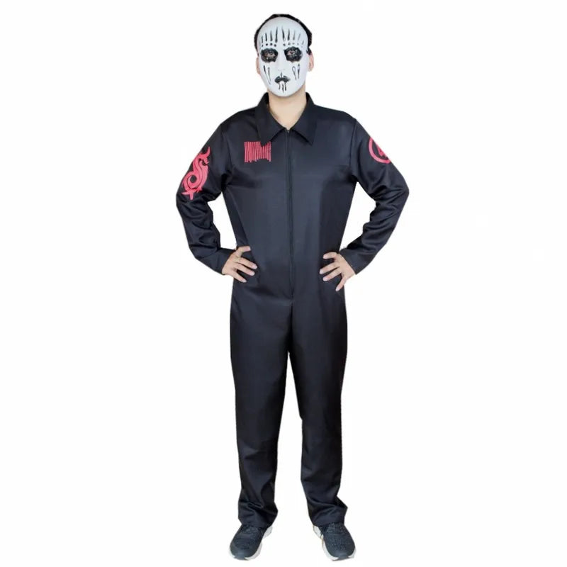 Slipknot Jumpsuit Costume for Men Halloween Cosplay Without Mask