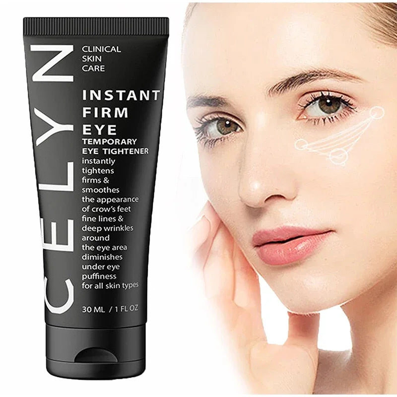 3-Minute Instant Firm Eye Cream for Wrinkles Dark Circles and Eye Bags - Moisturizing Peptide Treatment
