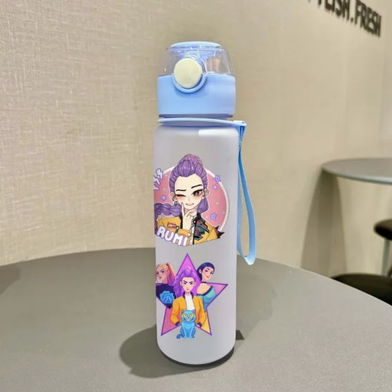 3D Cartoon Water Bottle 700ML Portable Sports Water Bottle for Kids & Girls