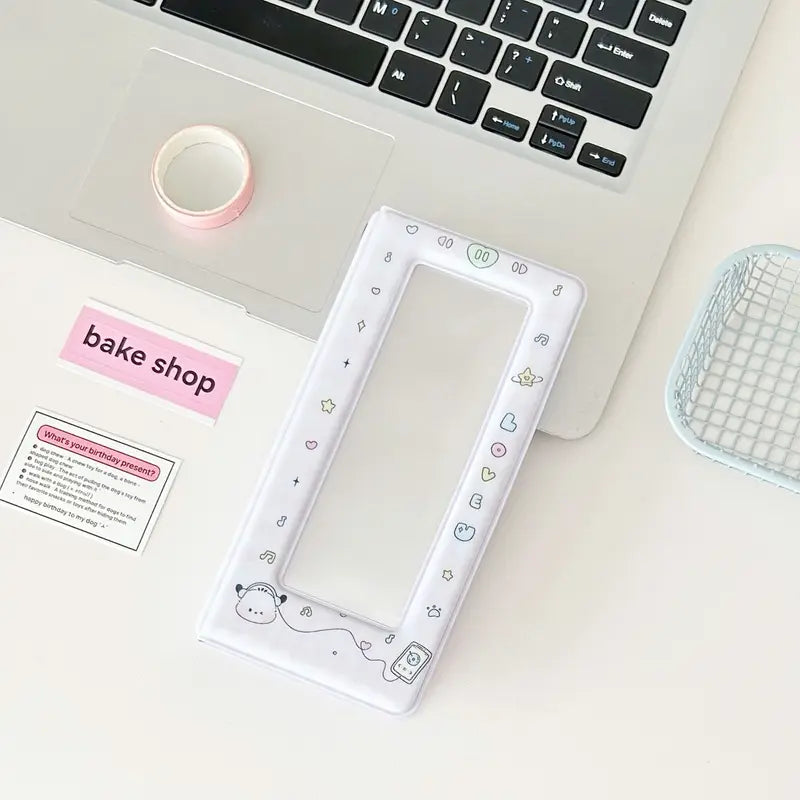 Star Photo Booth Frames - Wedding Album for 2x6 Inch Photo Strips, 18 Pages, 36 Photos, PVC Material