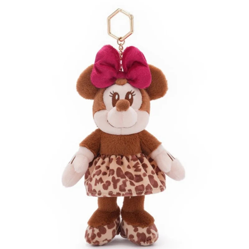 Anime Plush Doll Keychain - Cute Mickey Mouse Small Pendant Bag Charm Gifts