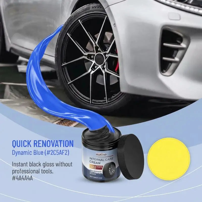 High Gloss Tire Polish Wax for Car Motorcycle SUV Restores Shine & Prevents Cracks