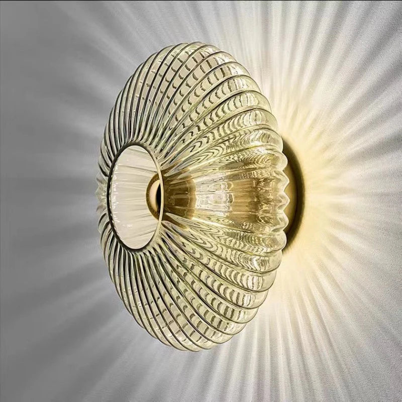 Glass Wall Lamp Sconce for Indoor Home Decor - Modern Corridor & Bedroom Lighting