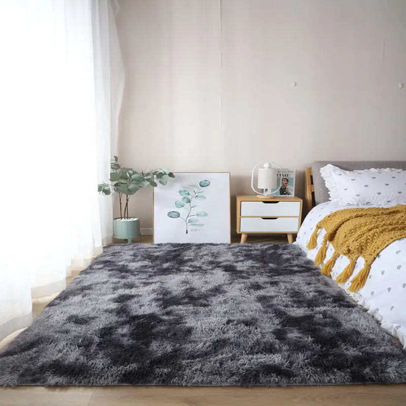 Living Room & Bedroom Area Rug - Soft Fluffy Floor Mat for Home Decoration