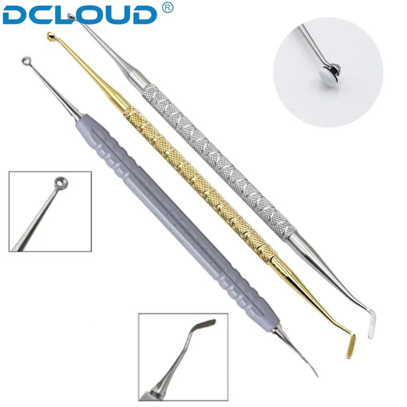 Dental Resin Filling Kit with Molding Tools Foam Pads Spatula & Cure Holder
