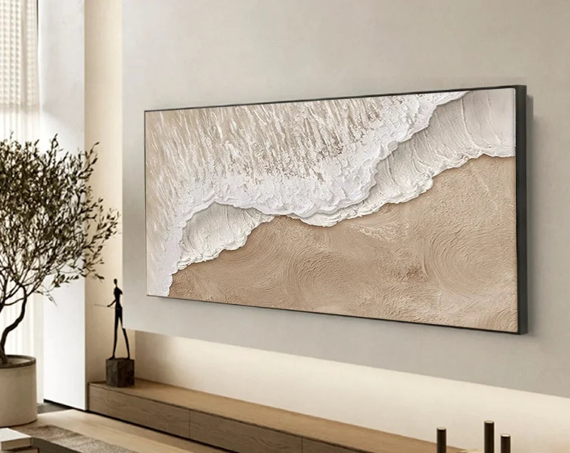 Abstract Large Size Handmade Oil Painting Landscape Wall Art for Living Room Decor