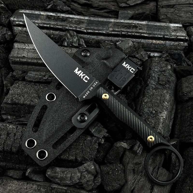 Fixed Blade Tactical Knife with Magnacut Steel Blade and G-10 Handle for Hunting & Outdoor Use