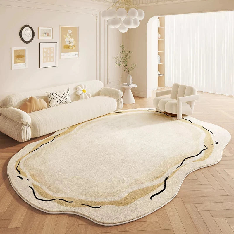 Luxury Custom-Shaped Carpet Rug for Living Room & Bedroom Decor