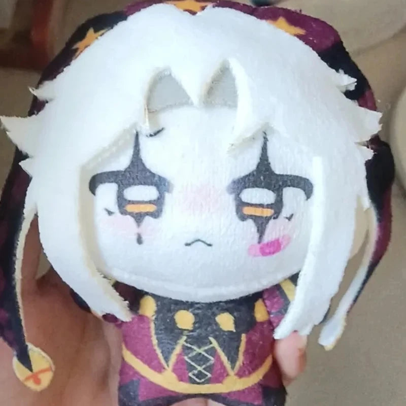 Cute Circus Pierrot Cosplay Plush Doll Soft Cotton Figure Toy for Halloween & Carnival