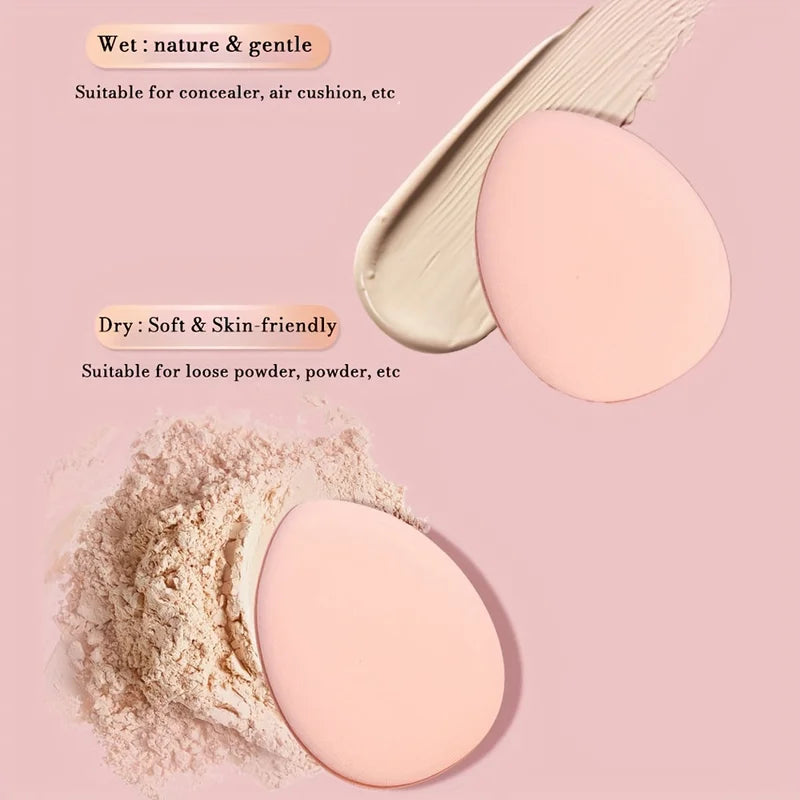 10pcs Makeup Puff Set for Liquid, Powder & Concealer - Color Variants