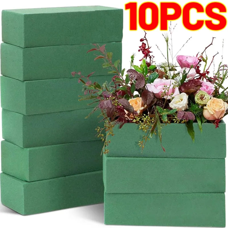 Flower Moisturizing Sponge Block - Floral Foam Bricks for Wedding Party Decor, Cuttable, Absorbent Florist Foam