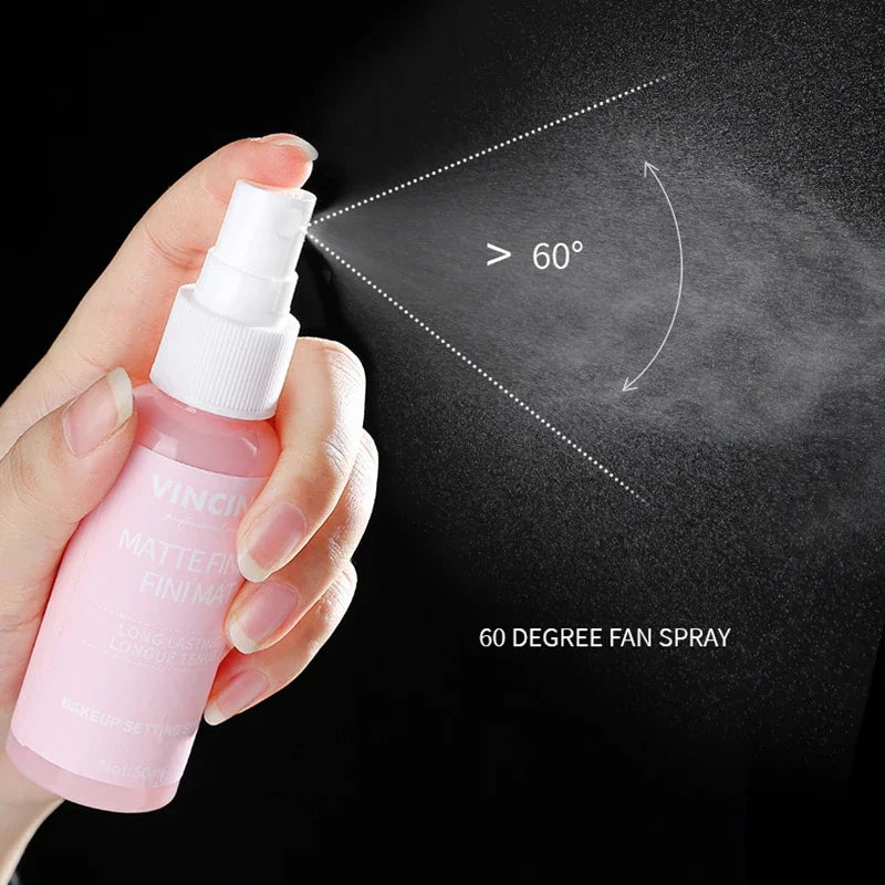 Hydrating Long-Lasting Matte Makeup Setting Spray - Portable 50ml